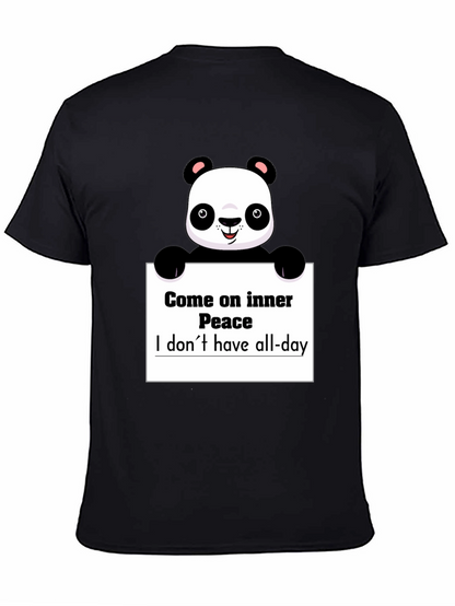 Funny Panda Graphic T-Shirt - Inner Peace