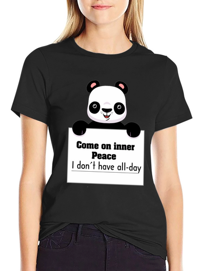 Funny Panda Graphic T-Shirt - Inner Peace