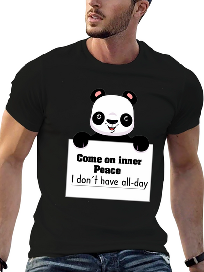 Funny Panda Graphic T-Shirt - Inner Peace