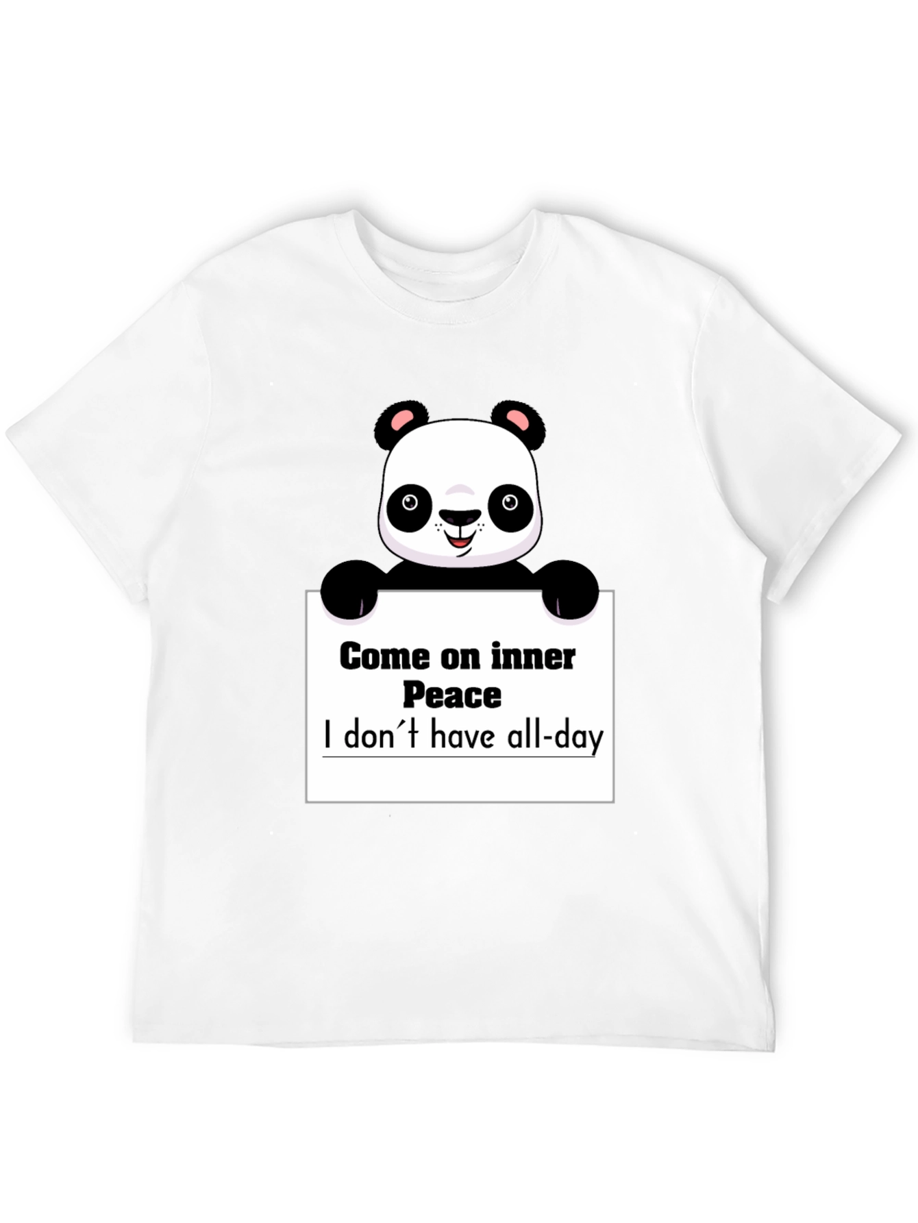 Funny Panda Graphic T-Shirt - Inner Peace