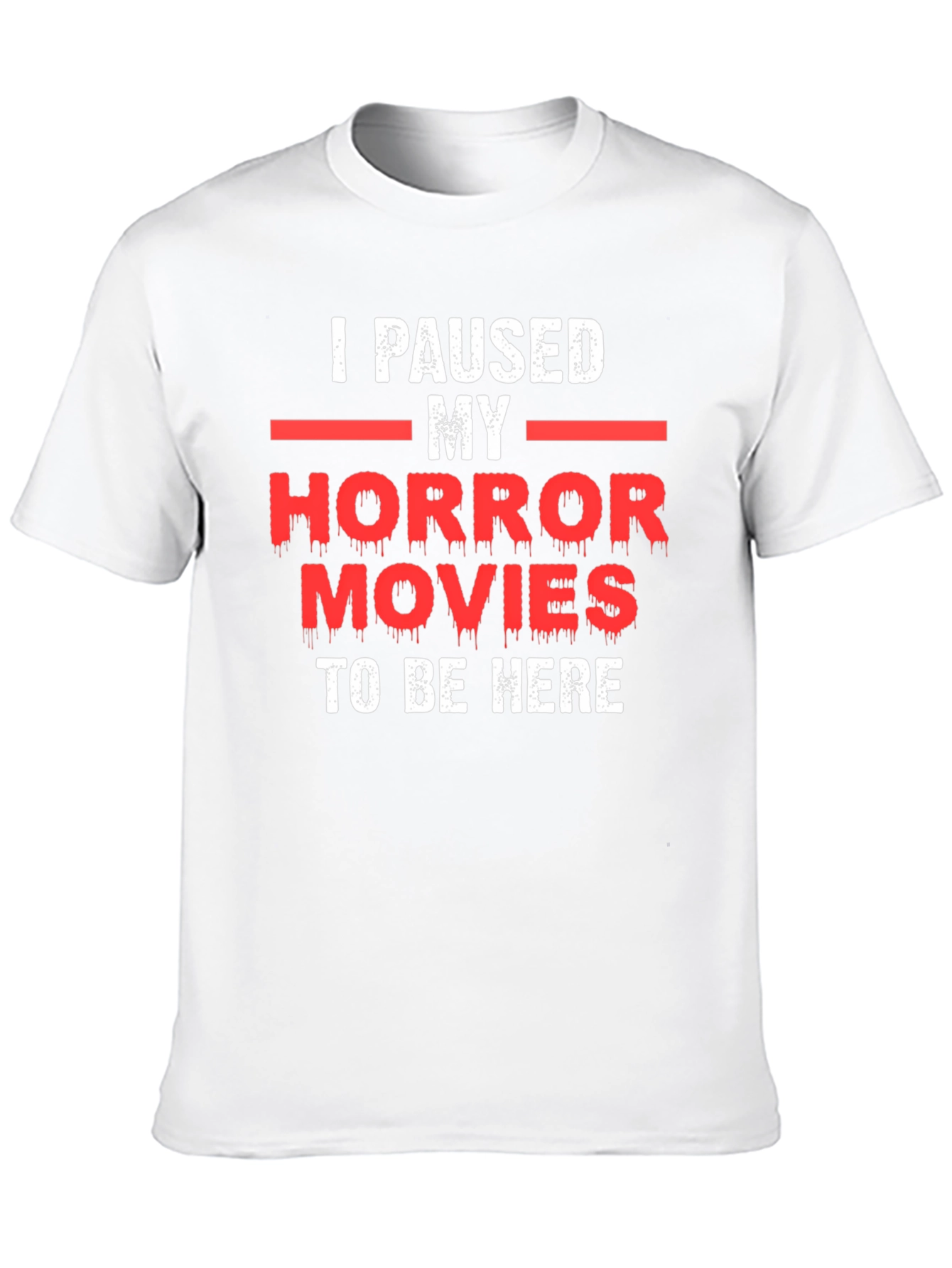 Horror Movie Pause T-Shirt