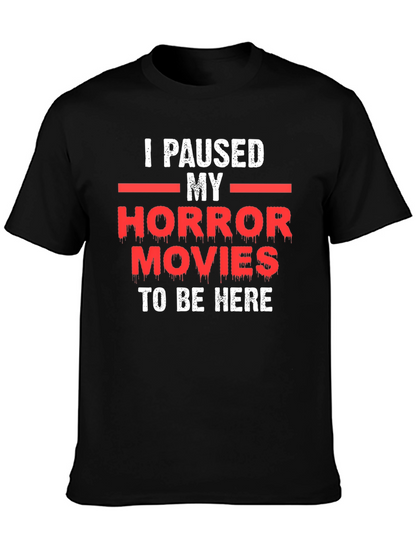 Horror Movie Pause T-Shirt