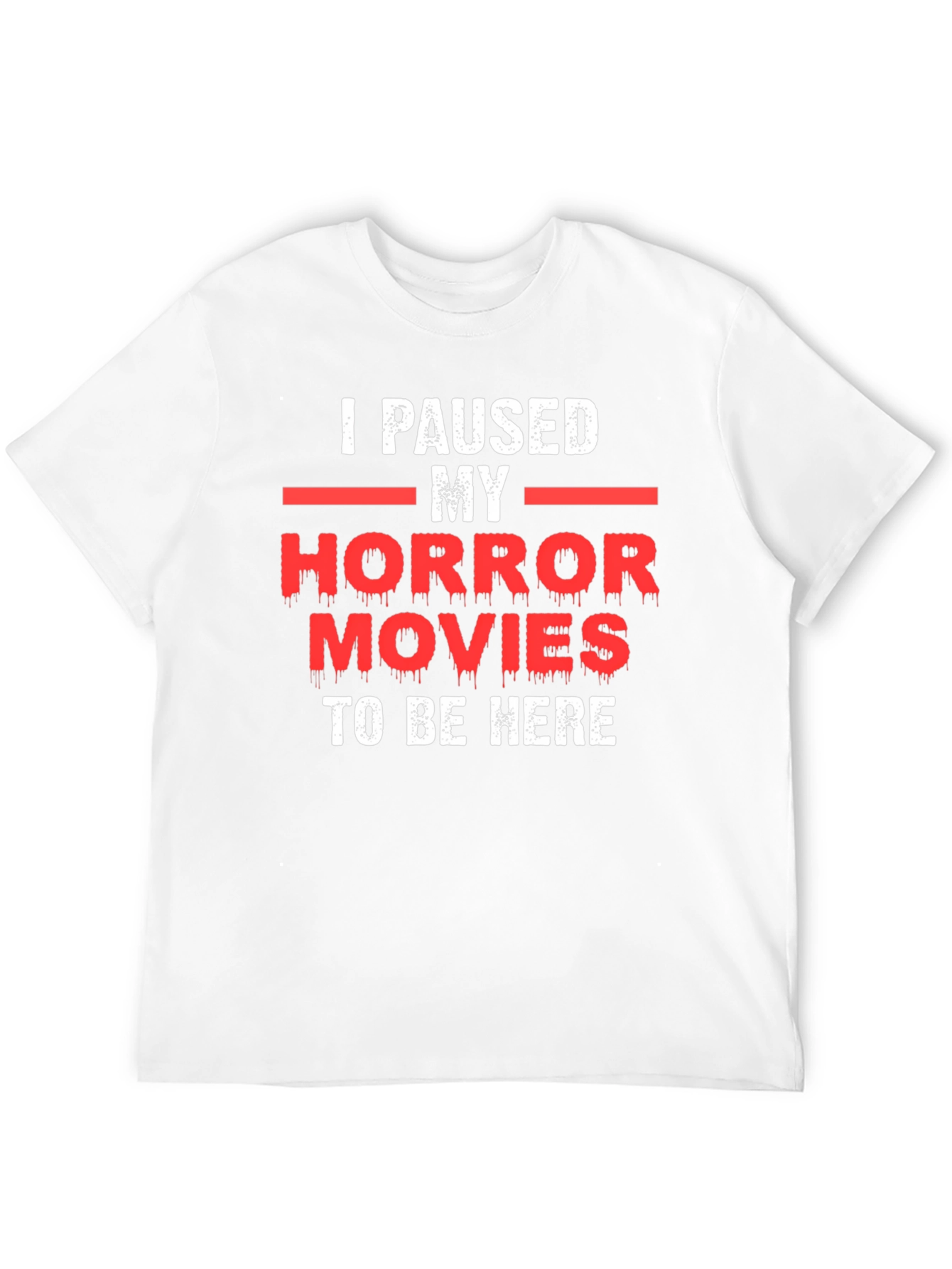 Horror Movie Pause T-Shirt