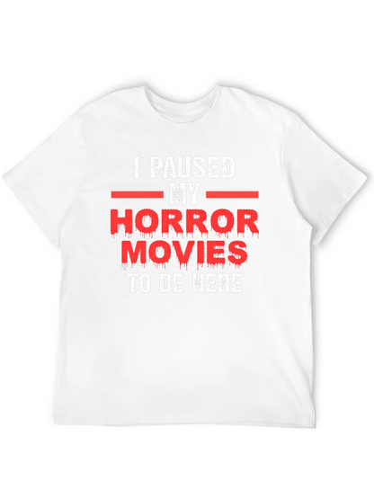 Horror Movie Pause T-Shirt