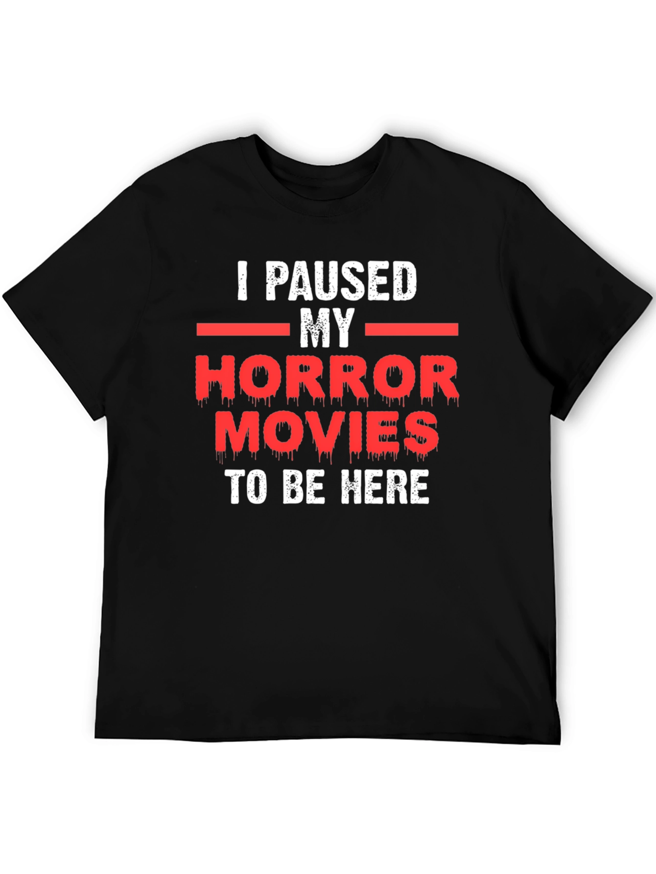 Horror Movie Pause T-Shirt