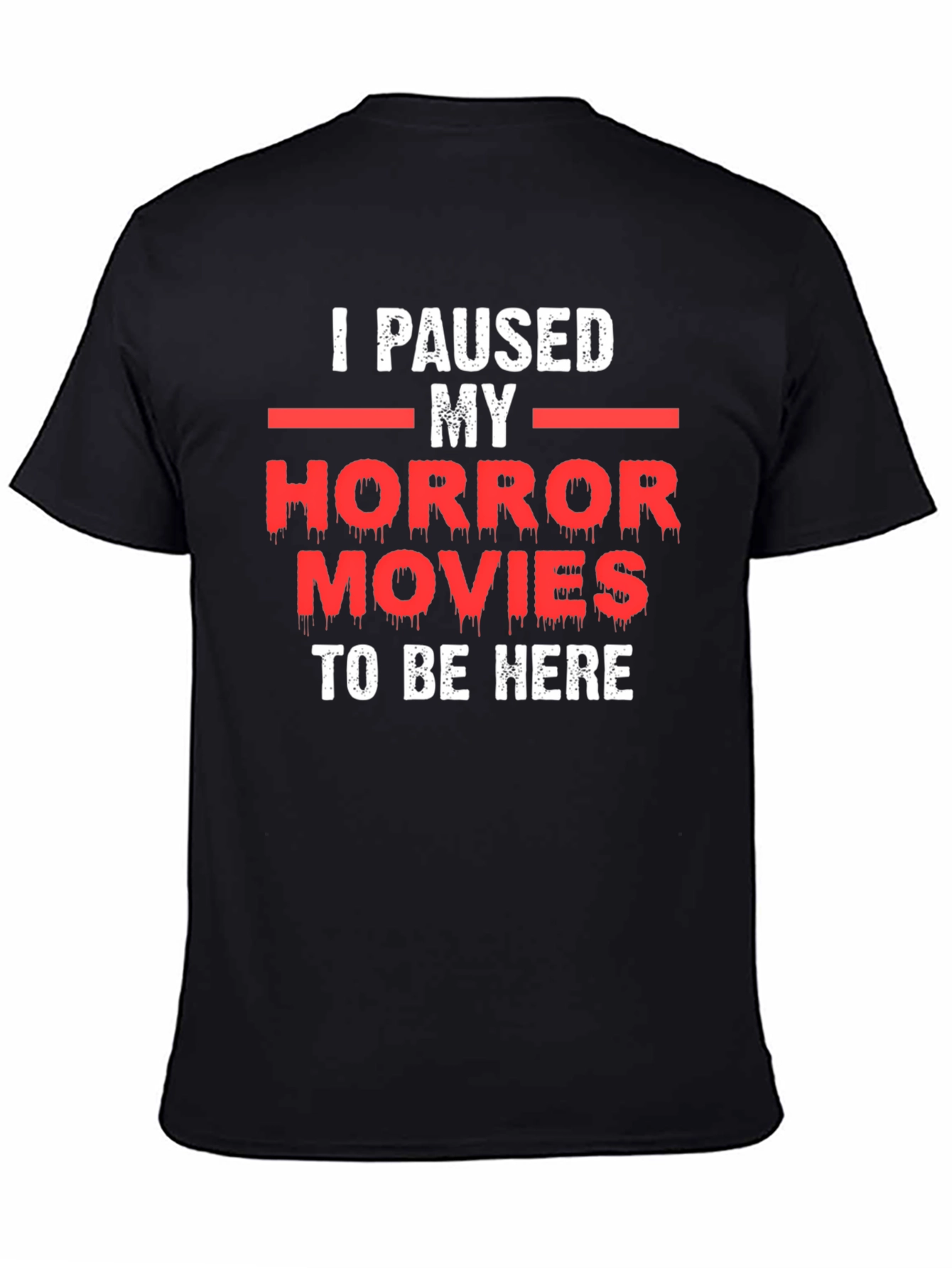 Horror Movie Pause T-Shirt