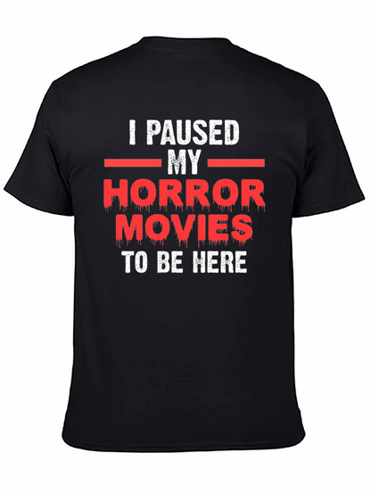 Horror Movie Pause T-Shirt