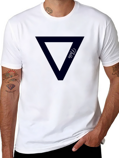 Black Nabla Triangle Graphic Tee