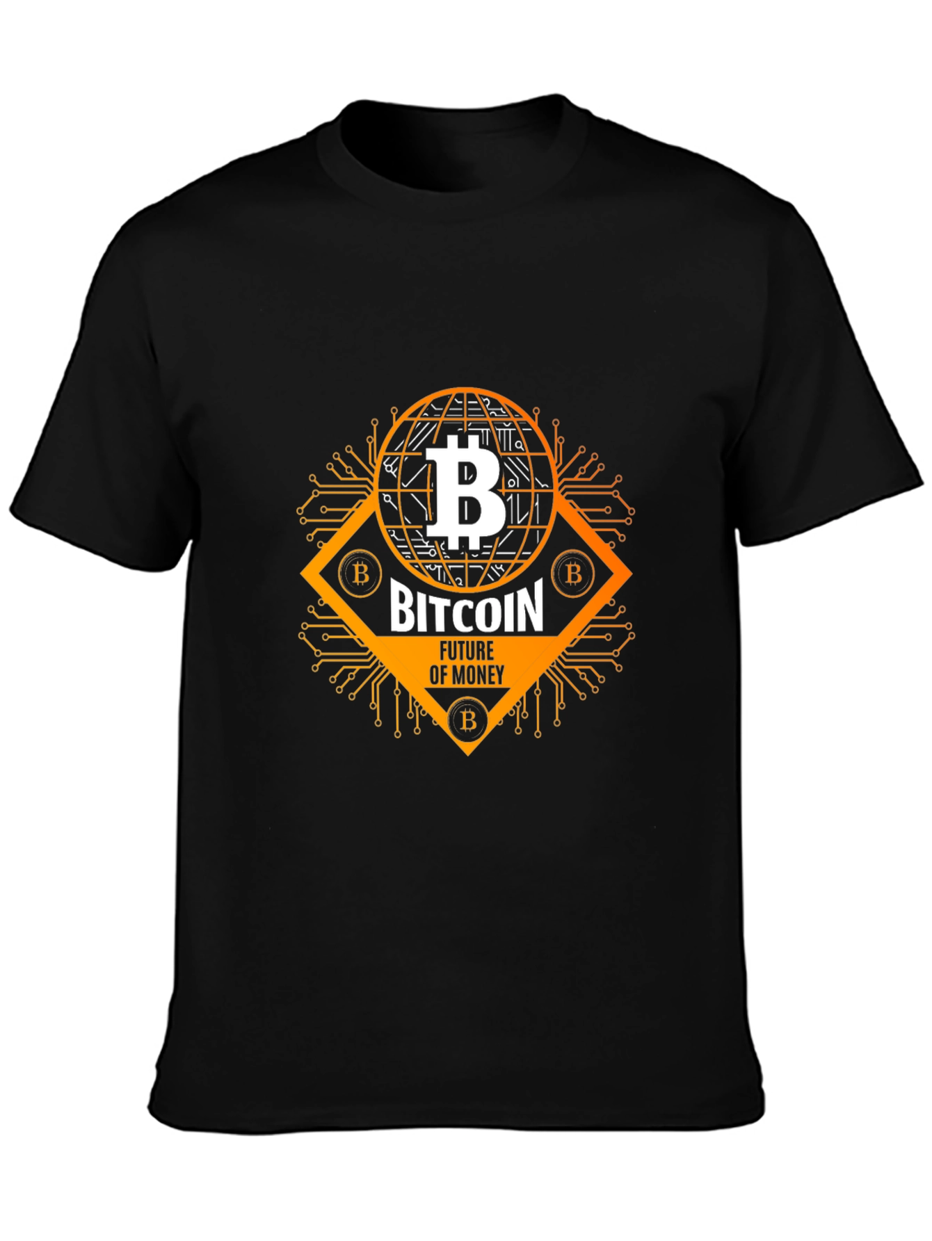 Bitcoin Future of Money Black T-Shirt