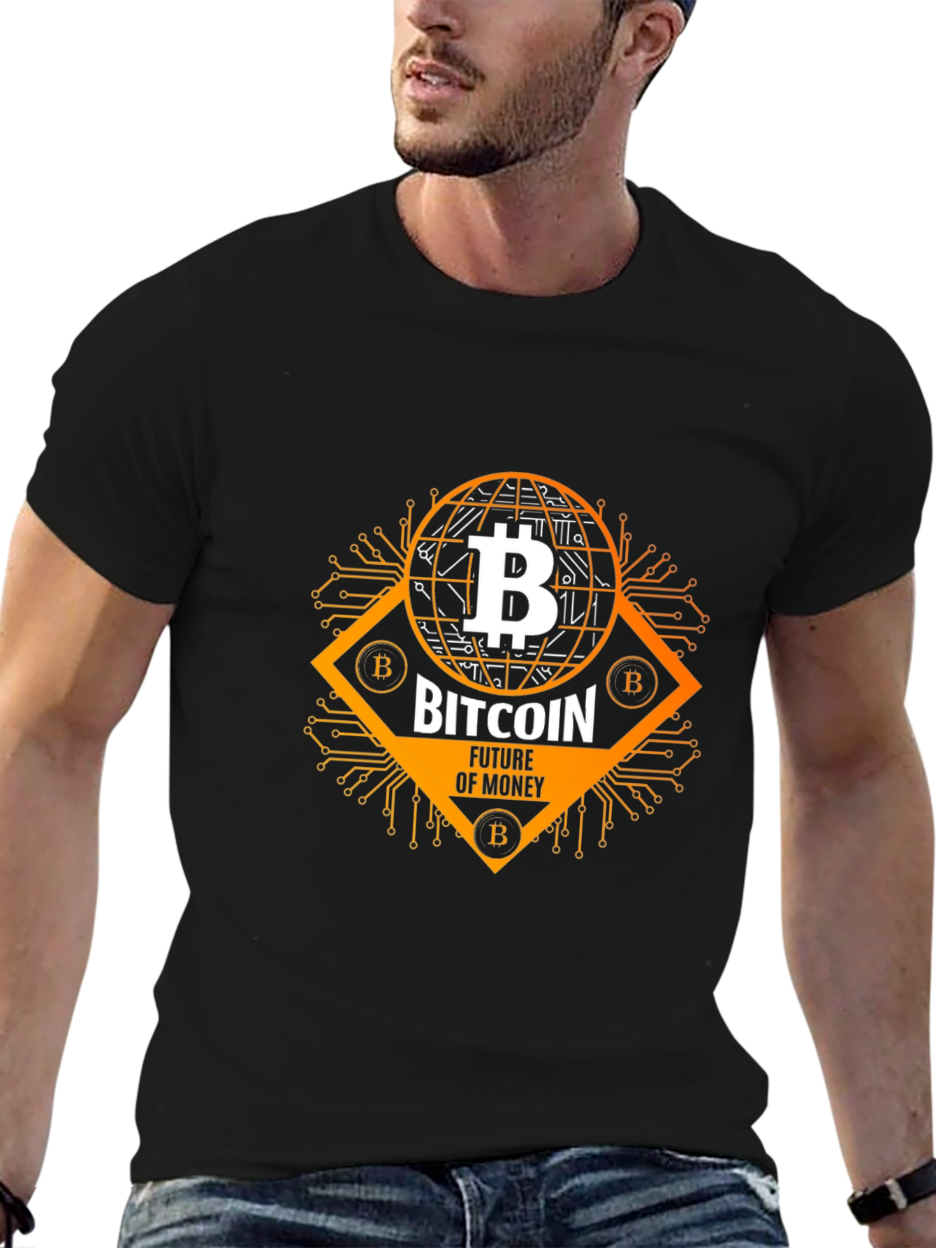 Bitcoin Future of Money Black T-Shirt