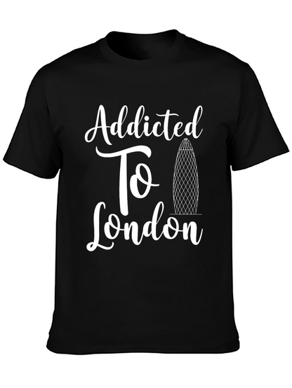 Addicted to London T-Shirt - Black Graphic Tee