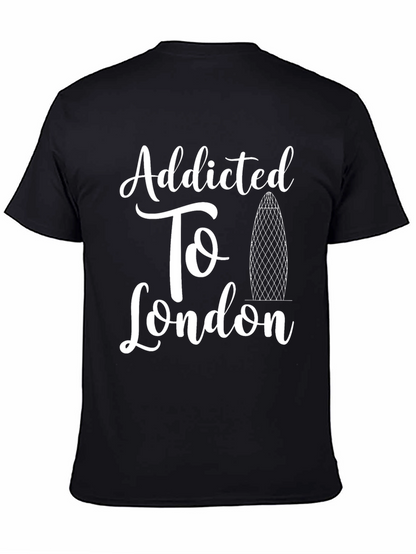 Addicted to London T-Shirt - Black Graphic Tee
