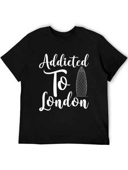 Addicted to London T-Shirt - Black Graphic Tee