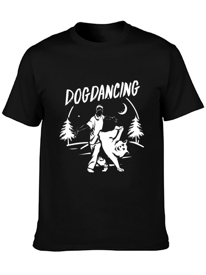 Dog Dancing Graphic T-Shirt