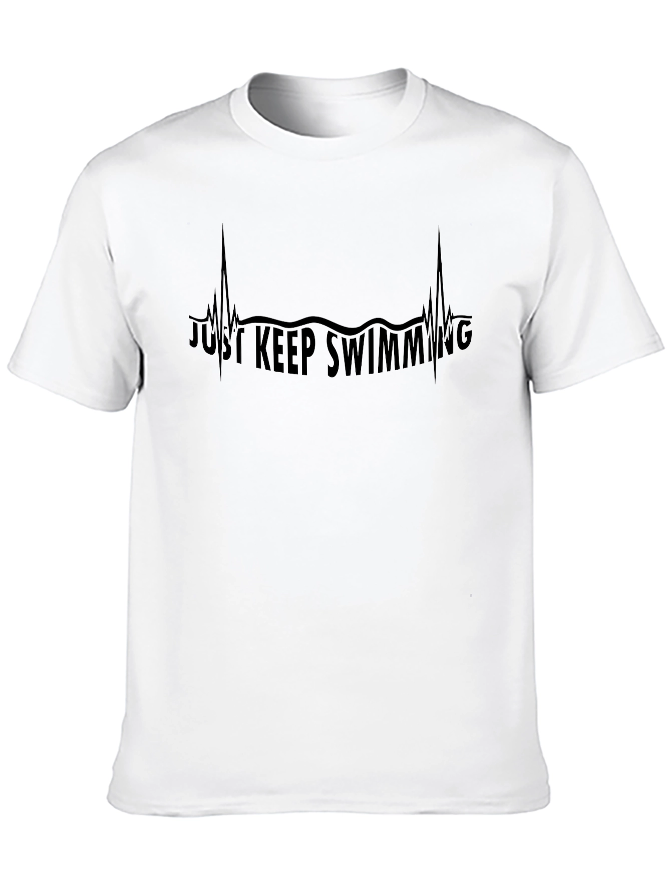 Just Keep Swimming Heartbeat Tee