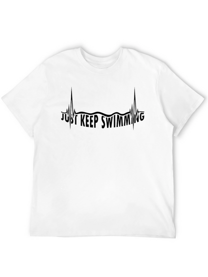 Just Keep Swimming Heartbeat Tee