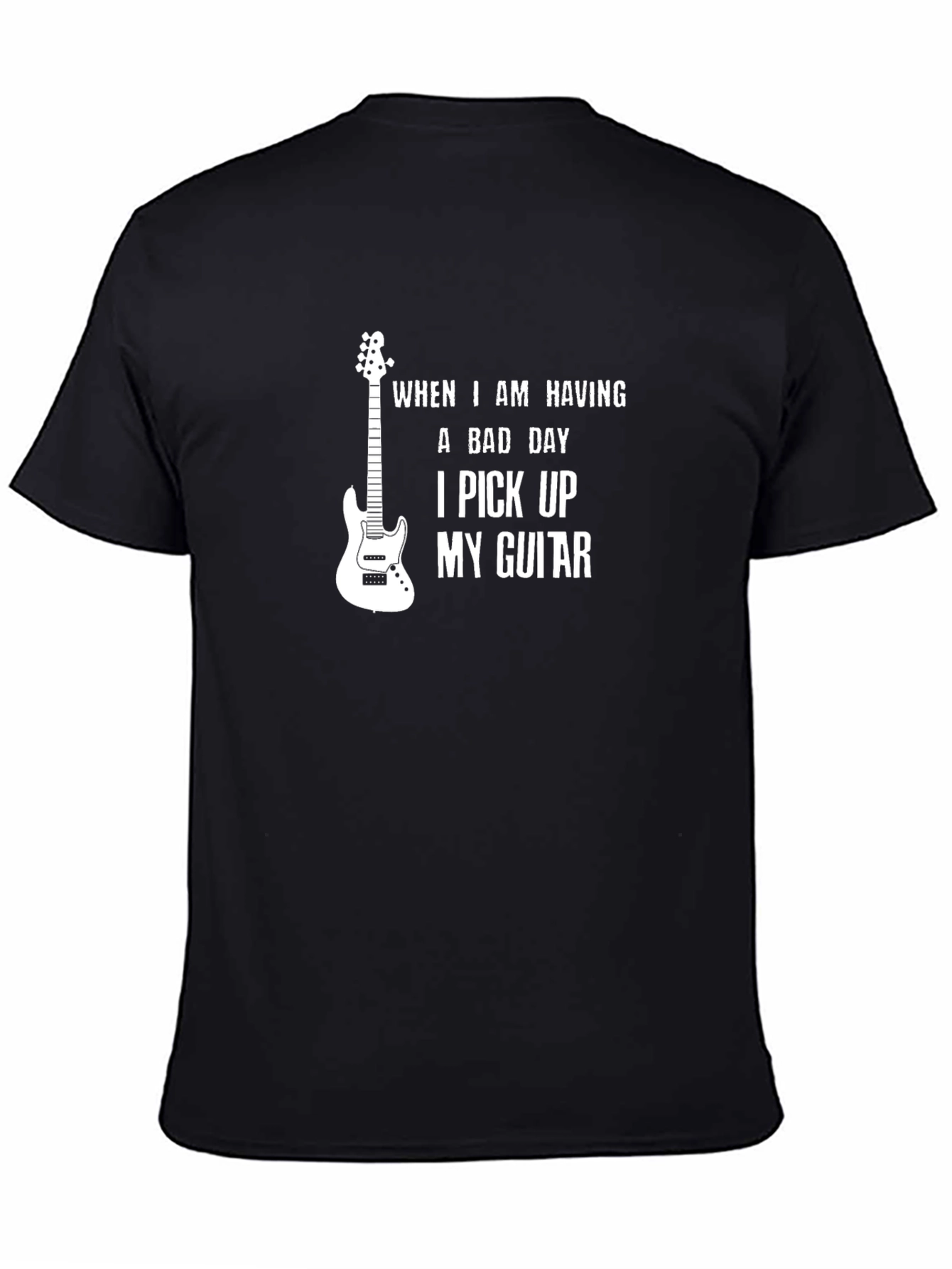 Guitar Lovers Black T-Shirt