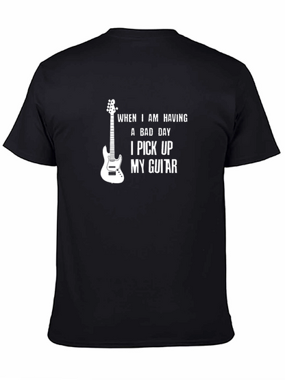 Guitar Lovers Black T-Shirt