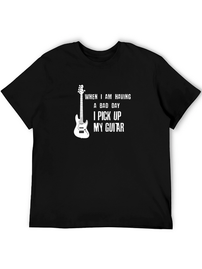 Guitar Lovers Black T-Shirt