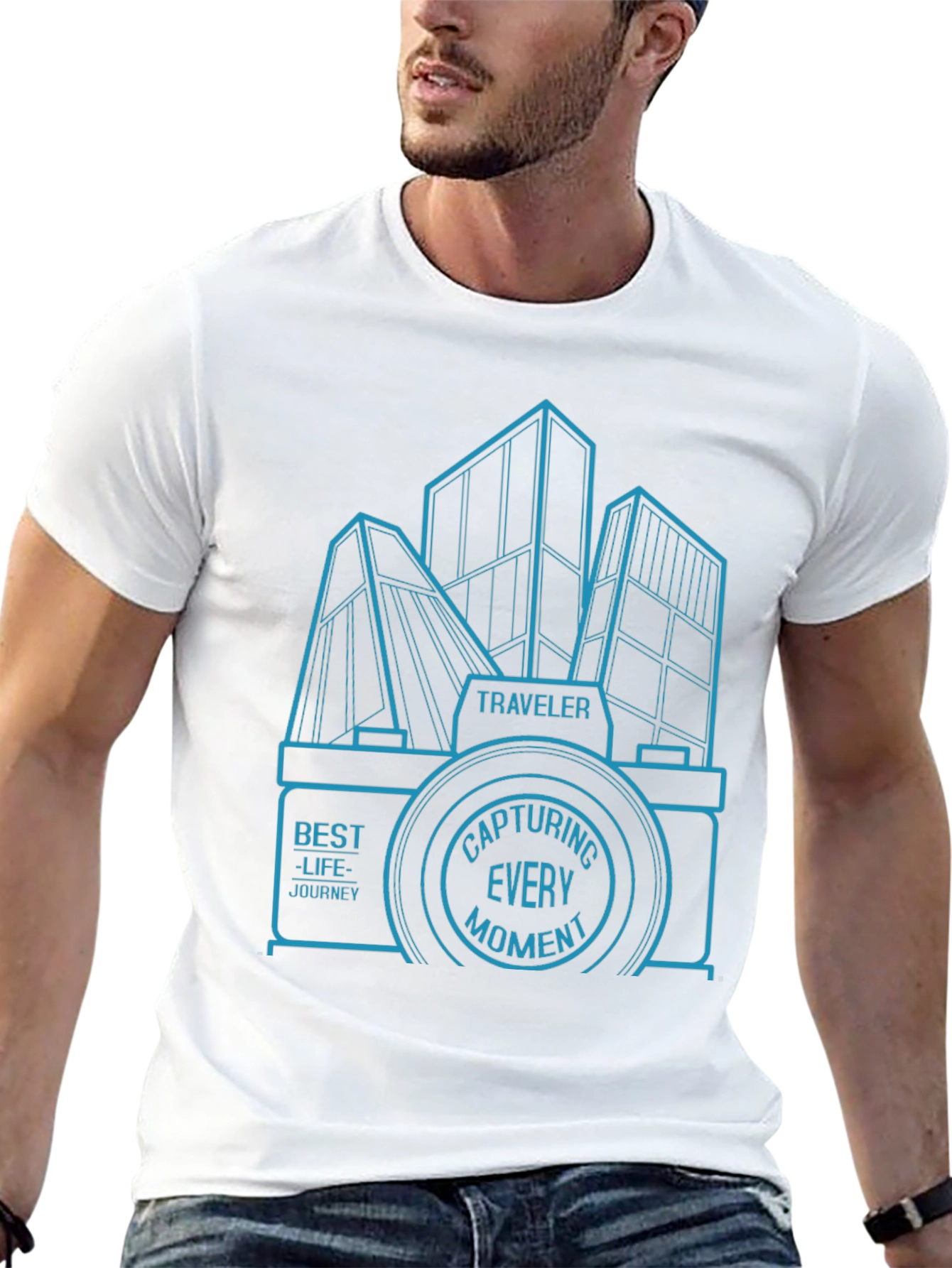 Travelers Capture T-Shirt - Adventure Photography