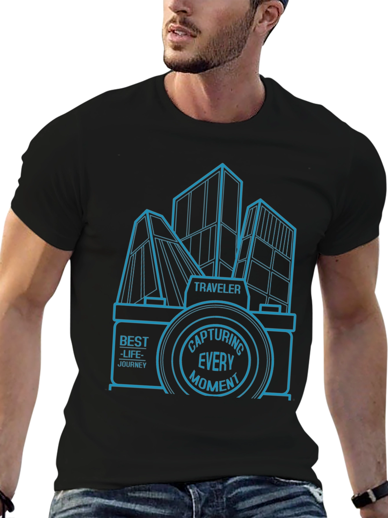 Travelers Capture T-Shirt - Adventure Photography