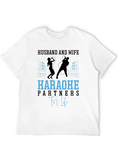 Husband and Wife Karaoke Partners T-Shirt