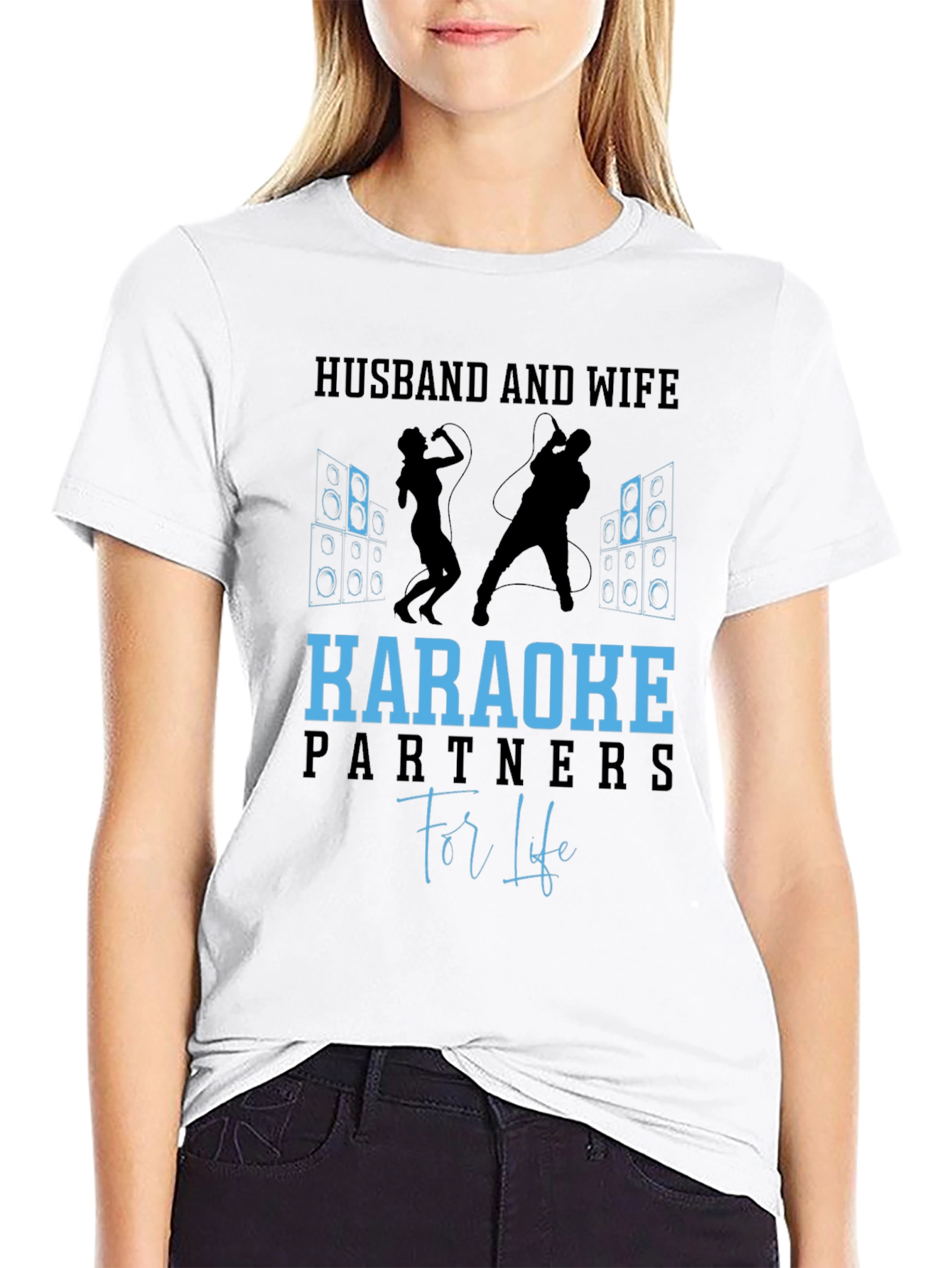 Husband and Wife Karaoke Partners T-Shirt