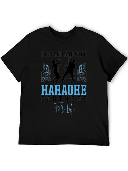 Husband and Wife Karaoke Partners T-Shirt
