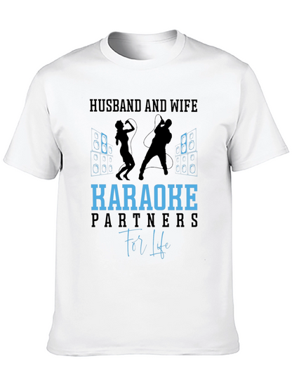Husband and Wife Karaoke Partners T-Shirt