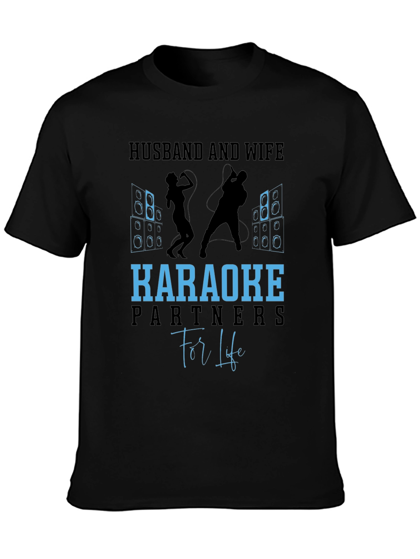 Husband and Wife Karaoke Partners T-Shirt