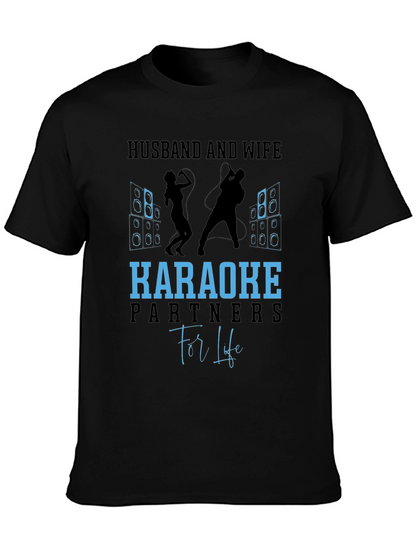 Husband and Wife Karaoke Partners T-Shirt