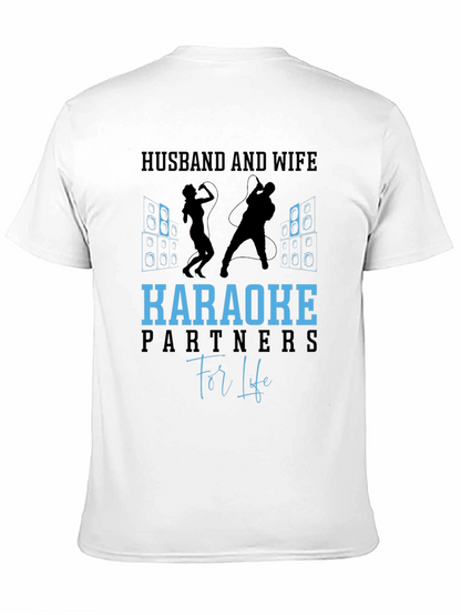 Husband and Wife Karaoke Partners T-Shirt