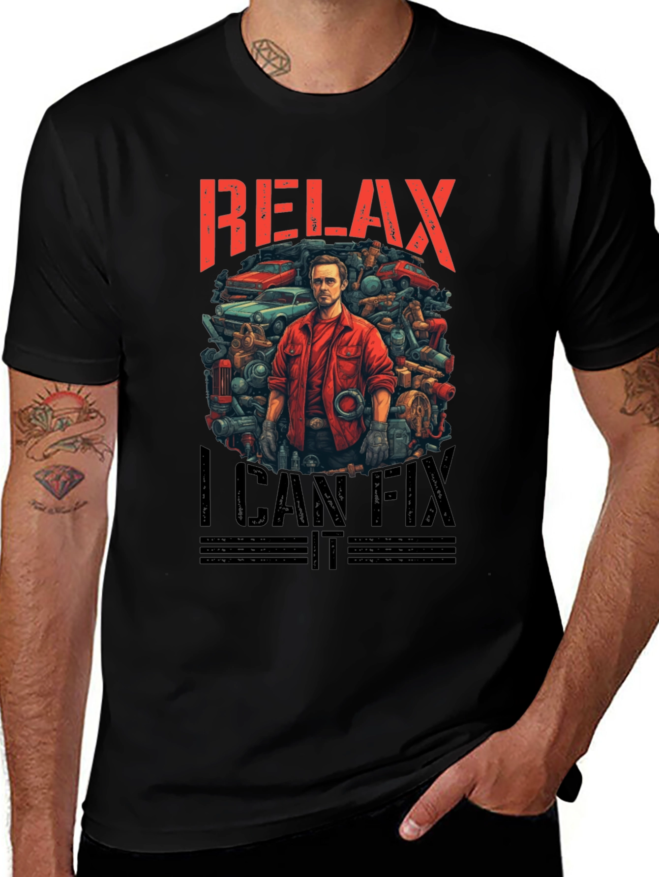 Relax I Can Fix It Mechanic T-Shirt