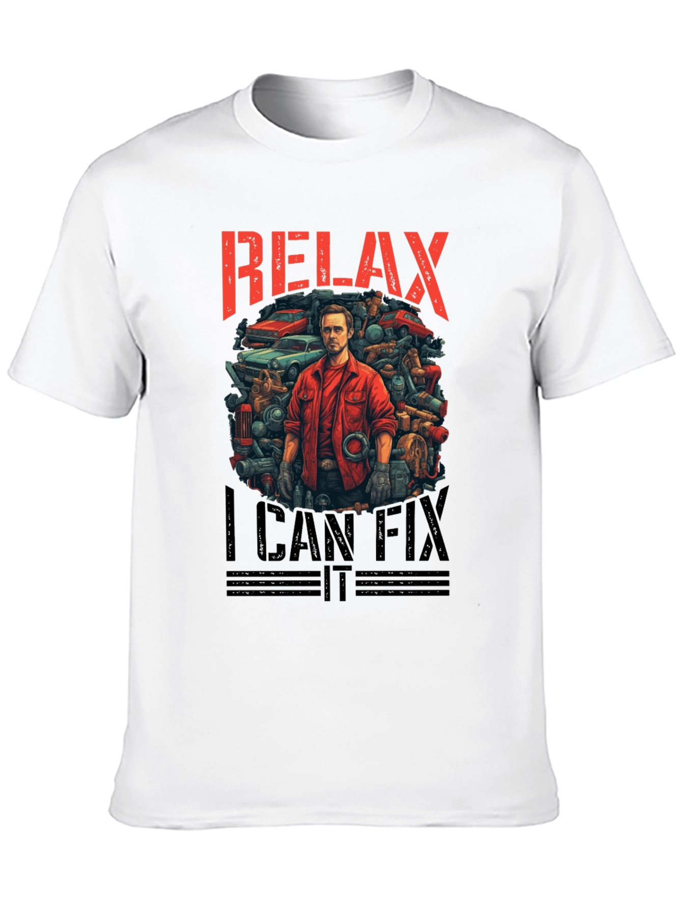 Relax I Can Fix It Mechanic T-Shirt