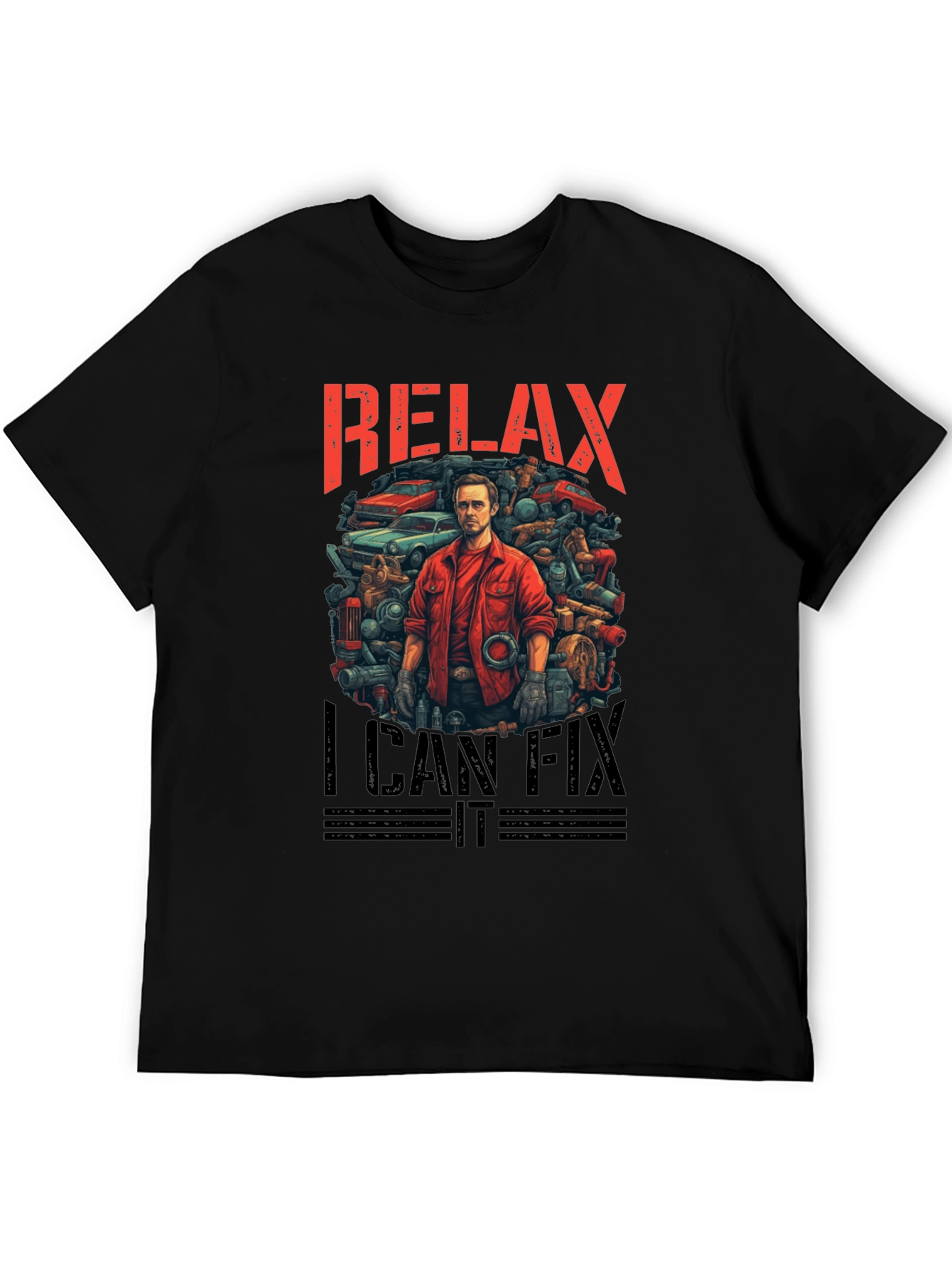 Relax I Can Fix It Mechanic T-Shirt