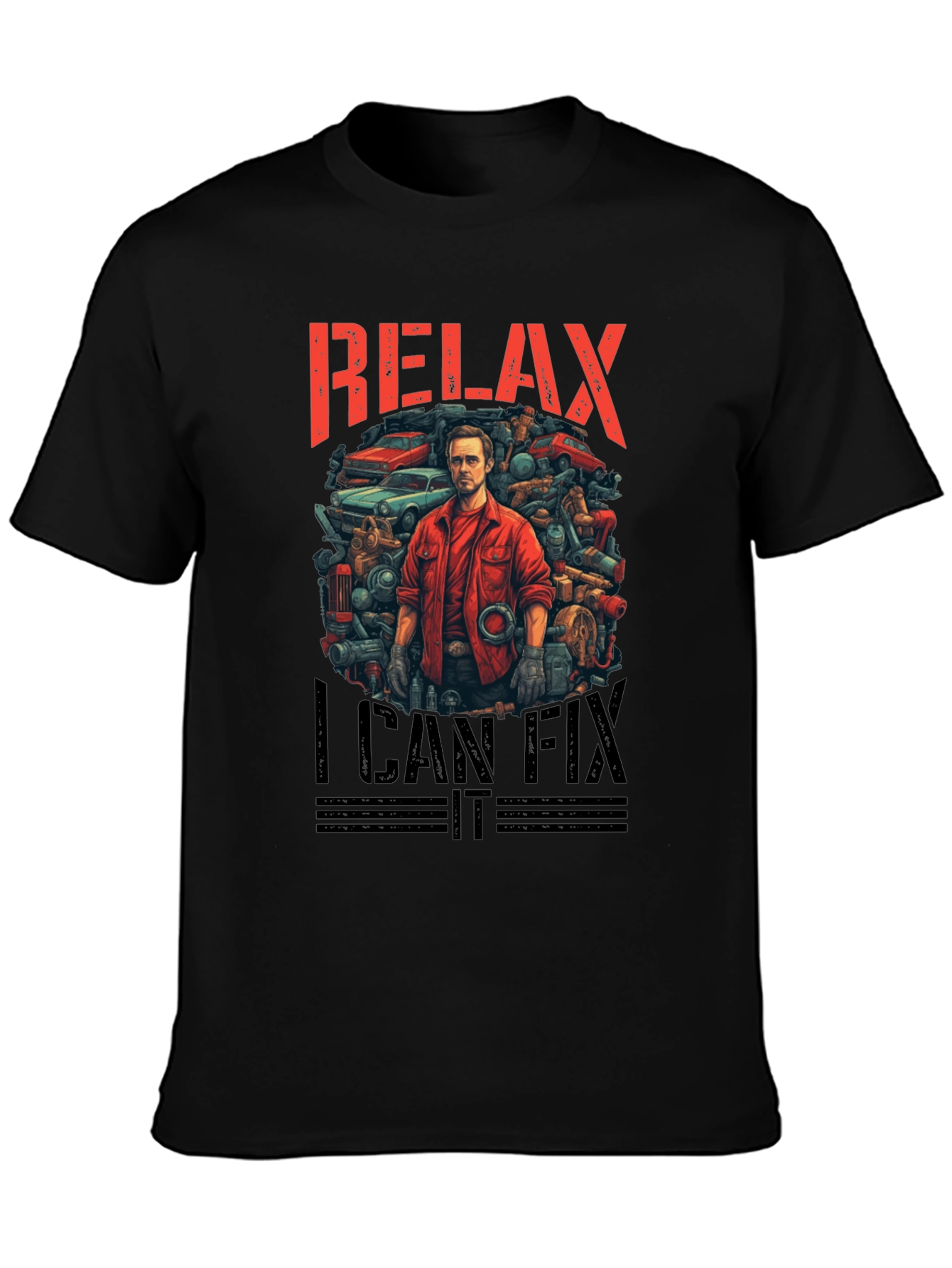Relax I Can Fix It Mechanic T-Shirt