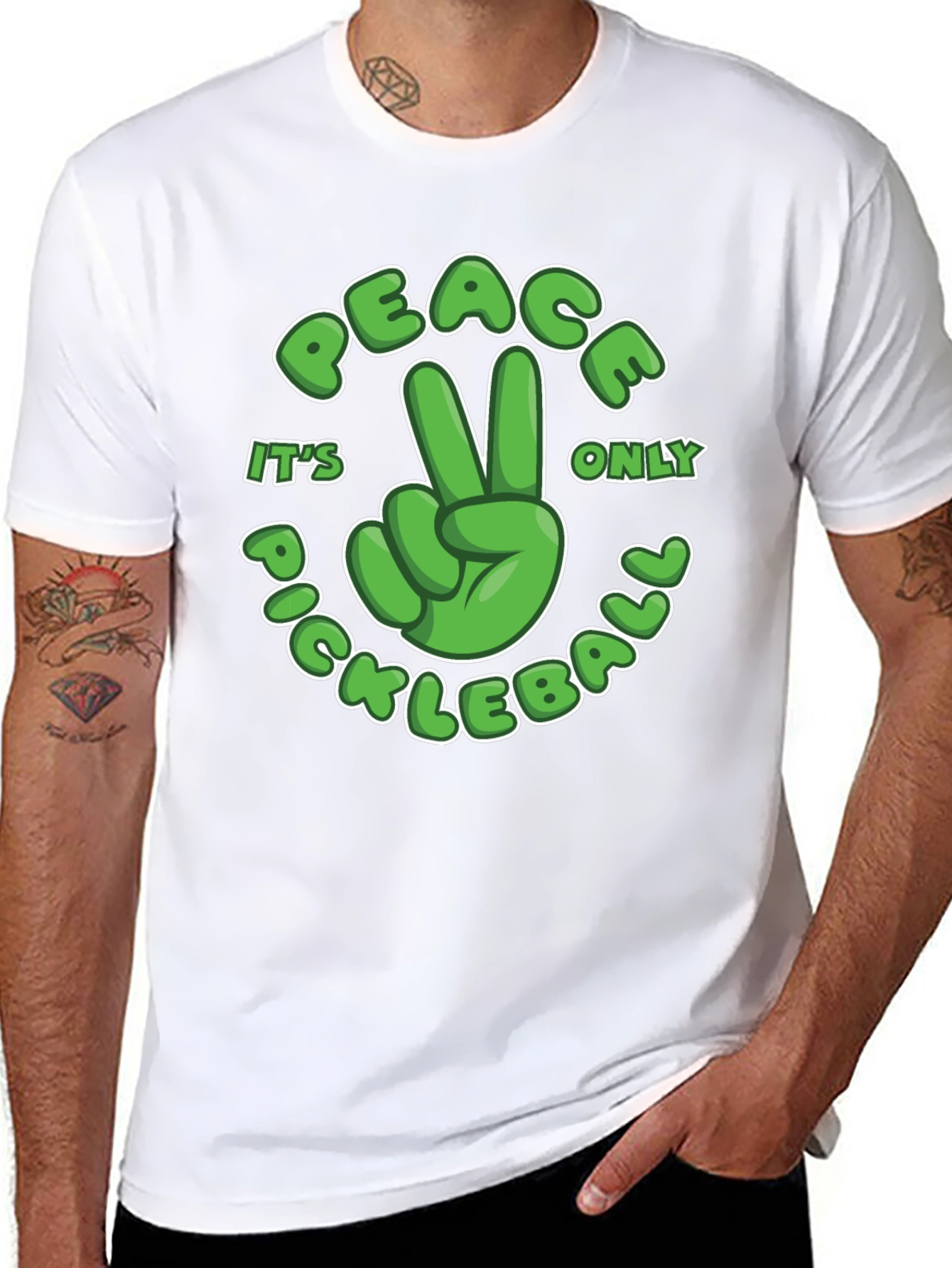 Peace Love Pickleball T-Shirt