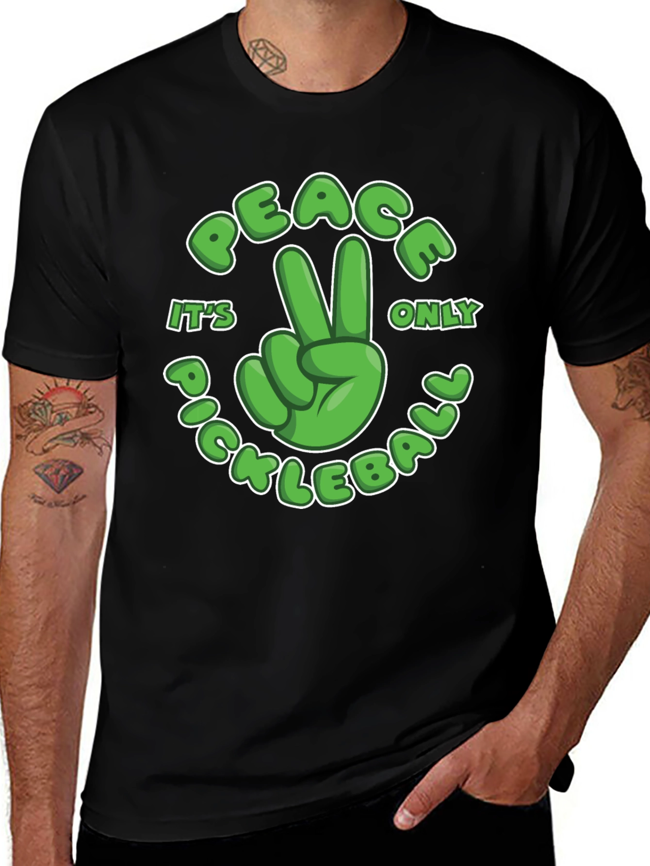 Peace Love Pickleball T-Shirt