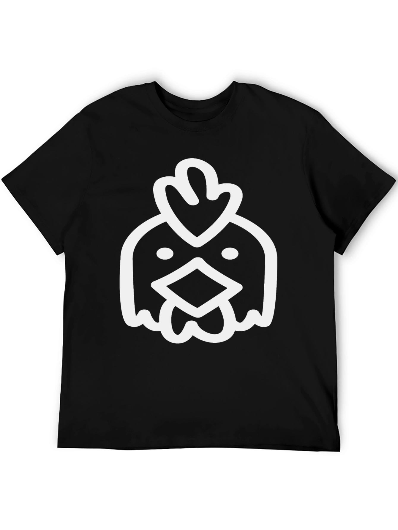 Black Chicken Graphic Tee - Stylish & Unique
