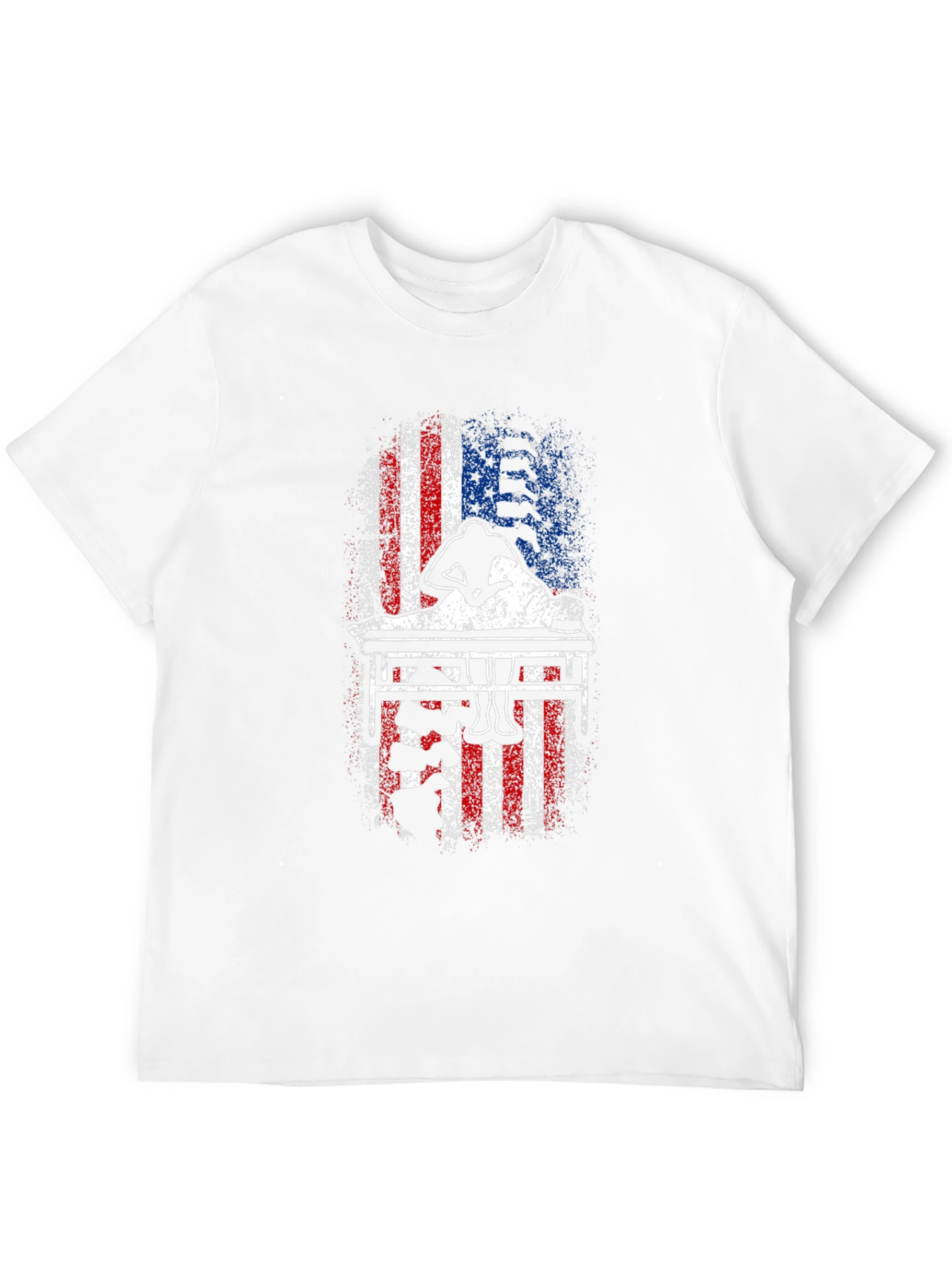 Patriotic Billiards Player T-Shirt