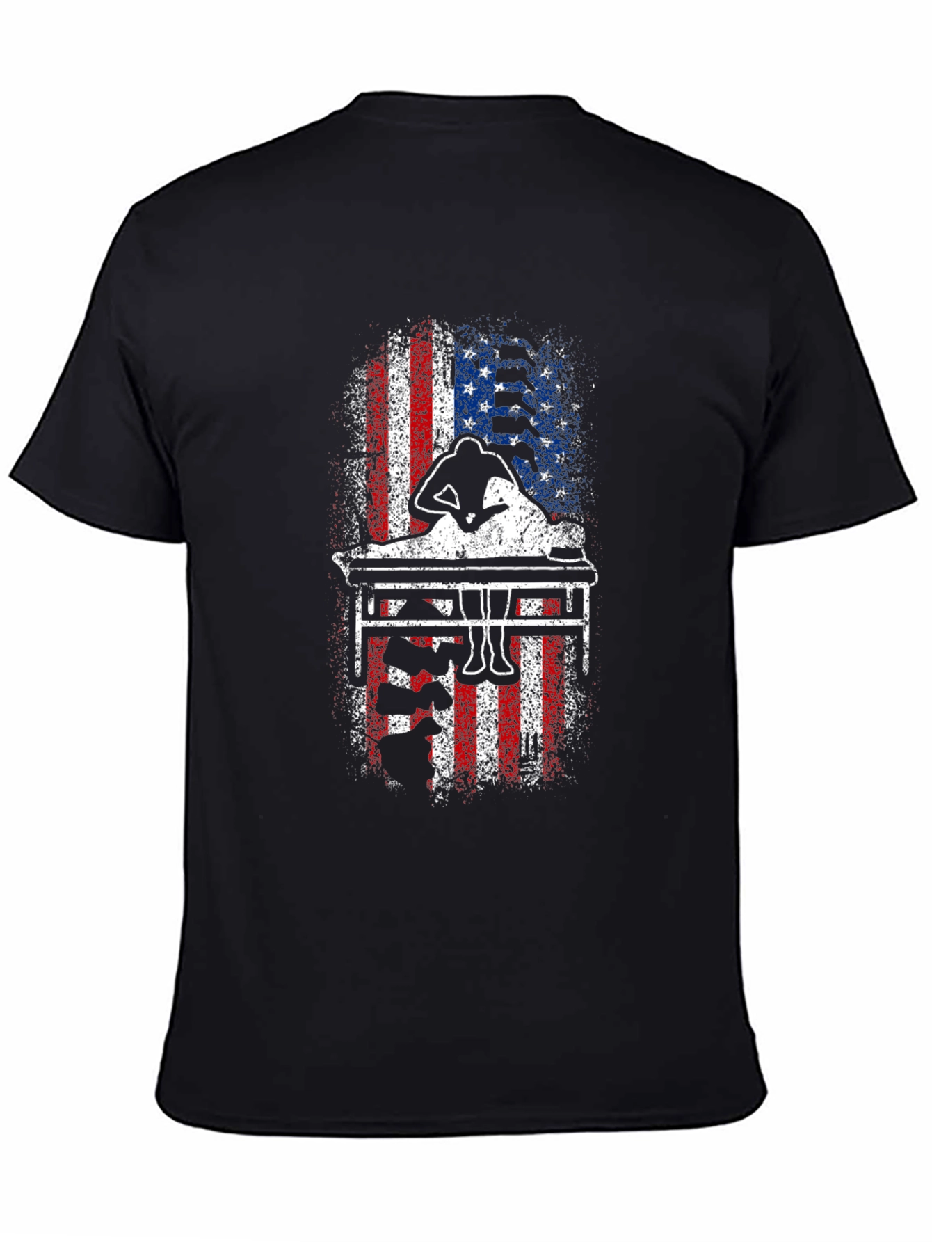 Patriotic Billiards Player T-Shirt