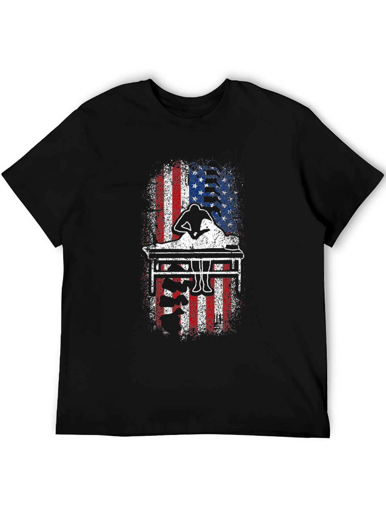 Patriotic Billiards Player T-Shirt