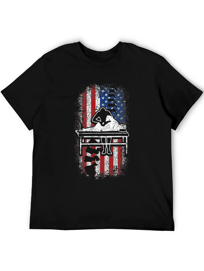 Patriotic Billiards Player T-Shirt