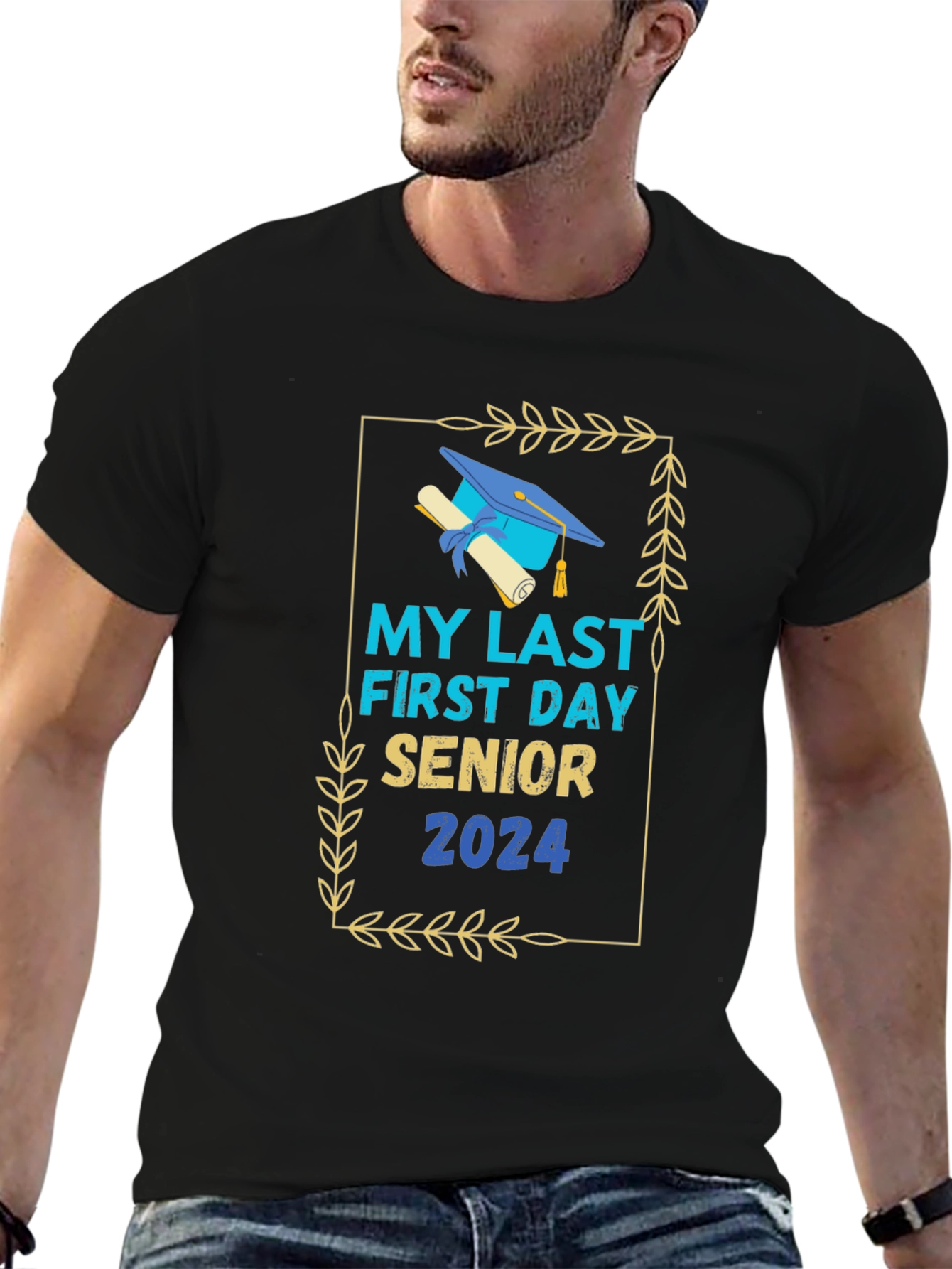 Senior 2024 My Last First Day T-Shirt