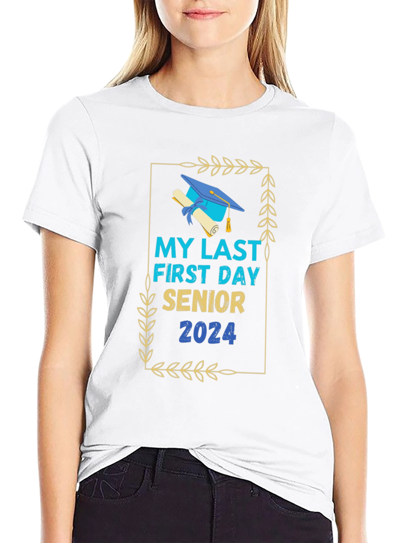 Senior 2024 My Last First Day T-Shirt