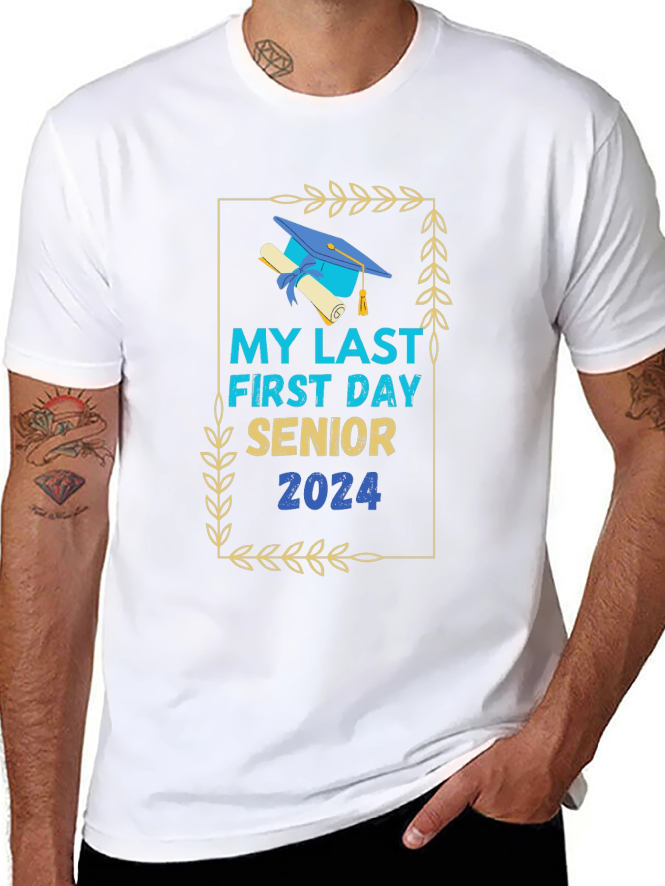 Senior 2024 My Last First Day T-Shirt
