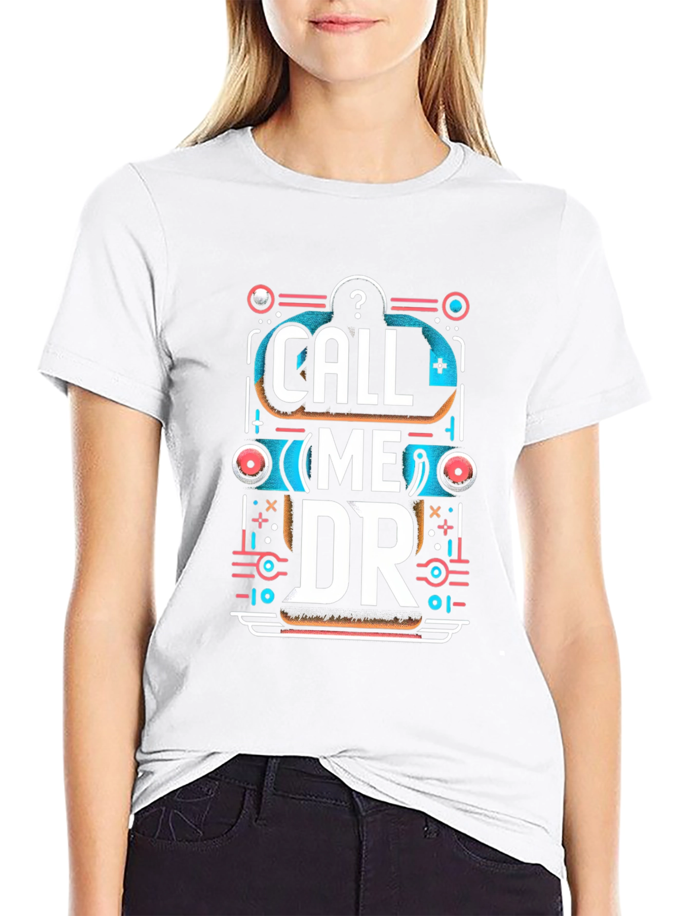 Call Me DR Graphic Tee - Unique Design