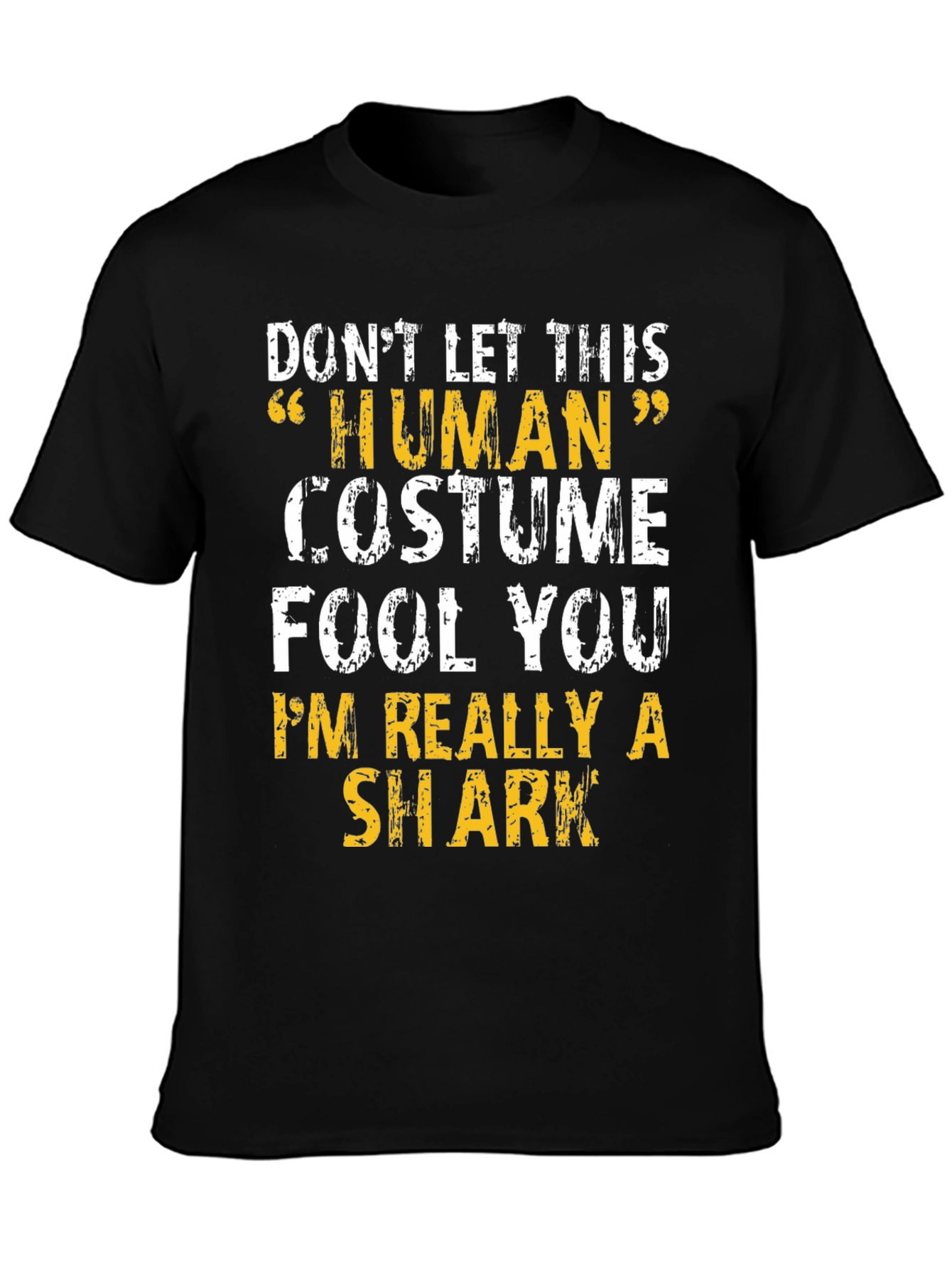 Funny Human Costume Graphic T-Shirt