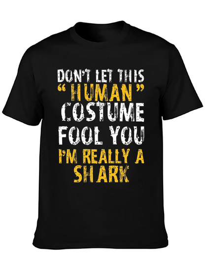 Funny Human Costume Graphic T-Shirt