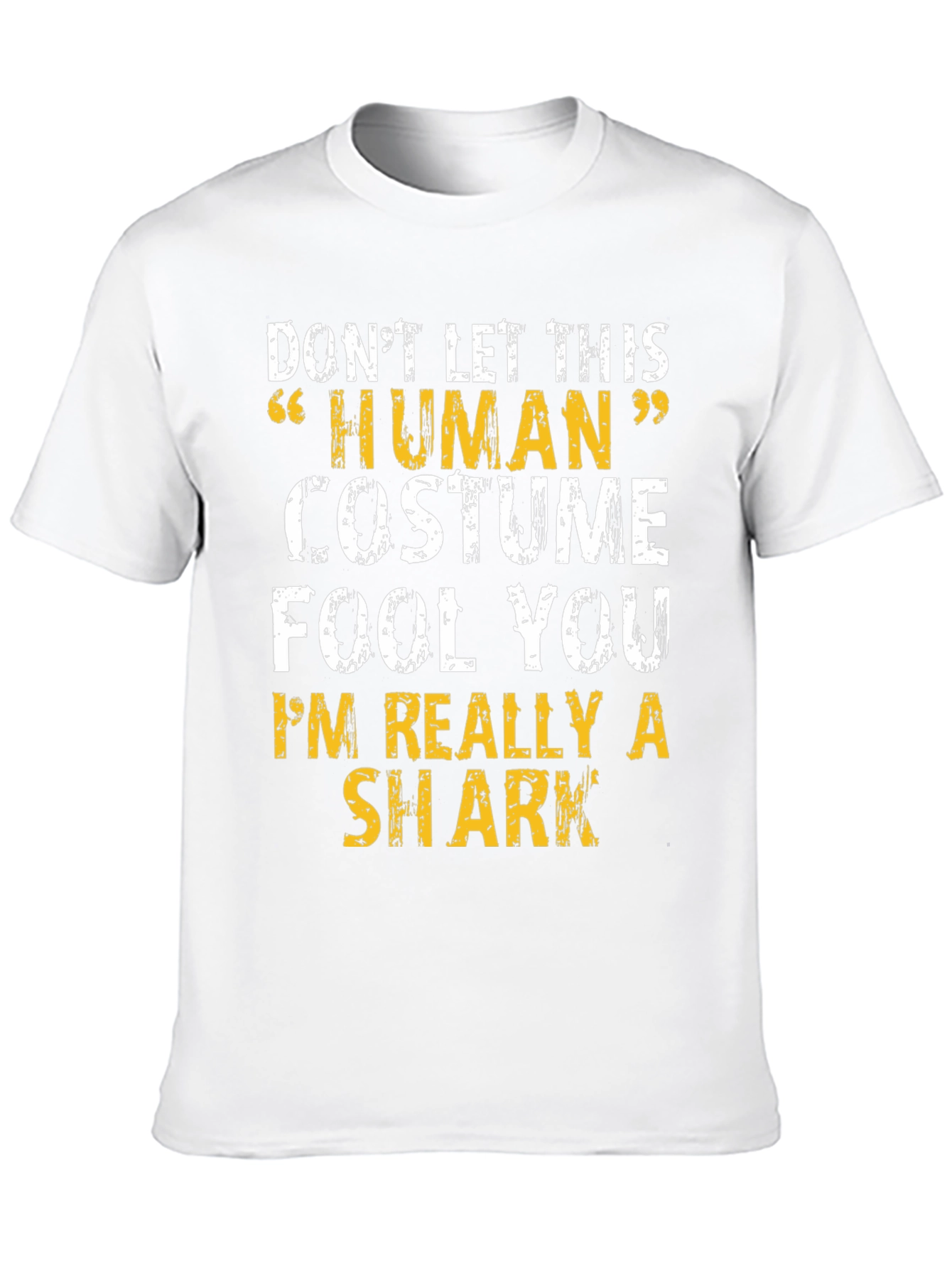 Funny Human Costume Graphic T-Shirt